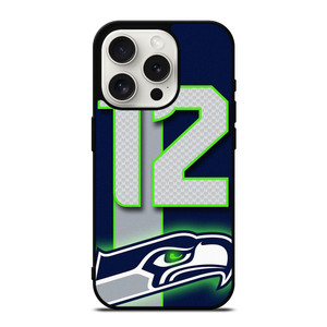 SEATTLE SEAHAWKS NFL 12 MAN LOGO iPhone 15 Pro Case Cover SEATTLE SEAHAWKS NFL 12 MAN LOGO iPhone 15 Pro Case Cover