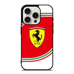 SF SCUDERIA FERRARI LOGO LIVERY iPhone 15 Pro Case Cover