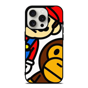 SUPER MARIO BROS BABY MILO BAPE iPhone 15 Pro Case Cover