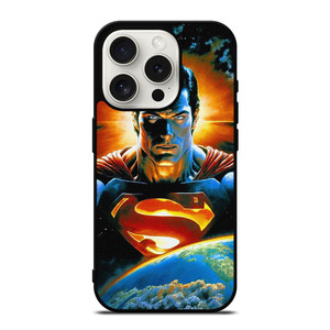 SUPERMAN WORLD CARTOON iPhone 15 Pro Case Cover SUPERMAN WORLD CARTOON iPhone 15 Pro Case Cover