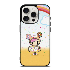 TOKIDOKI DONUTELLA RAINBOW iPhone 15 Pro Case Cover TOKIDOKI DONUTELLA RAINBOW iPhone 15 Pro Case Cover