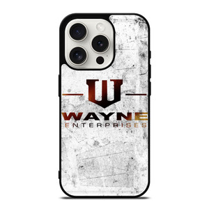 WAYNE ENTERPRISES WHITE LOGO iPhone 15 Pro Case Cover WAYNE ENTERPRISES WHITE LOGO iPhone 15 Pro Case Cover