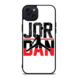 AIR JORDAN SYMBOL WHITE iPhone 15 Plus Case Cover