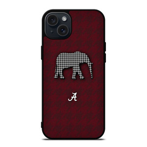 ALABAMA CRIMSON TIDE ELEPHANT ICON iPhone 15 Plus Case Cover ALABAMA CRIMSON TIDE ELEPHANT ICON iPhone 15 Plus Case Cover