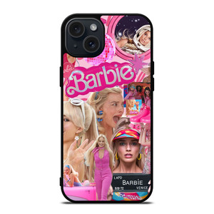 BARBIE MARGOT ROBBIE COLLAGE iPhone 15 Plus Case Cover BARBIE MARGOT ROBBIE COLLAGE iPhone 15 Plus Case Cover