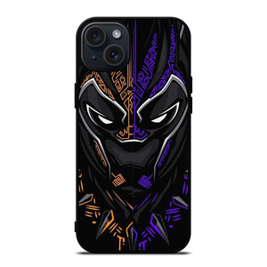BLACK PANTHER MARVEL ART iPhone 15 Plus Case Cover