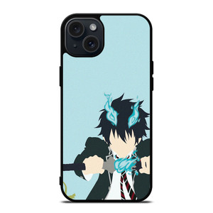 BLUE EXORCIST RIN OKUMURA iPhone 15 Plus Case Cover BLUE EXORCIST RIN OKUMURA iPhone 15 Plus Case Cover