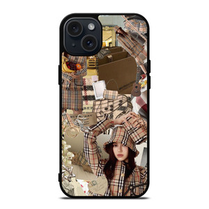 BURBERRY DANIELLE NEWJEANS iPhone 15 Plus Case Cover BURBERRY DANIELLE NEWJEANS iPhone 15 Plus Case Cover