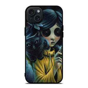 CORALINE AND CAT iPhone 15 Plus Case Cover