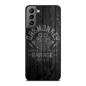 GAS MONKEY GARAGE WOOD LOGO  Samsung Galaxy S21 Plus Case Cover
