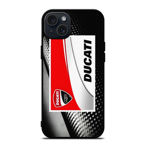 DUCATI CORSE MOTORSPORT LABEL iPhone 15 Plus Case Cover