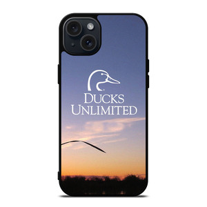 DUCKS UNLIMITED SUNSET LOGO iPhone 15 Plus Case Cover DUCKS UNLIMITED SUNSET LOGO iPhone 15 Plus Case Cover