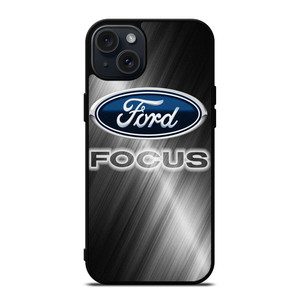 FORD FOCUS METAL EMBLEM iPhone 15 Plus Case Cover