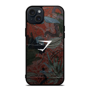 GYMSHARK FLORAL LEATHER  iPhone 15 Plus Case Cover