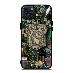 HARRY POTTER SLYHERIN COLLAGE  iPhone 15 Plus Case Cover