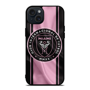 INTER MIAMI CF FLAG LOGO  iPhone 15 Plus Case Cover