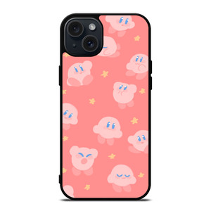 KIRBY GAMES PATTERN  iPhone 15 Plus Case Cover