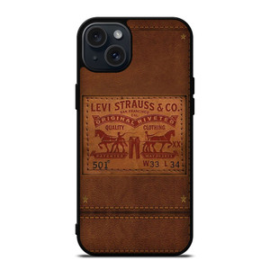 LEVI STRAUSS JEANS EMBLEM  iPhone 15 Plus Case Cover