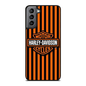 HARLEY DAVIDSON MOTOR CYCLES ORANGE STRIPE Samsung Galaxy S21 Plus Case Cover HARLEY DAVIDSON MOTOR CYCLES ORANGE STRIPE Samsung Galaxy S21 Plus Case Cover