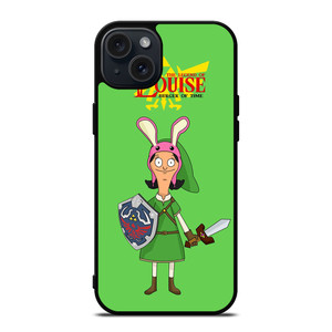 LOUISE BELCHER BOB'S BURGERS THE LEGEND OF ZELDA iPhone 15 Plus Case Cover LOUISE BELCHER BOB'S BURGERS THE LEGEND OF ZELDA iPhone 15 Plus Case Cover
