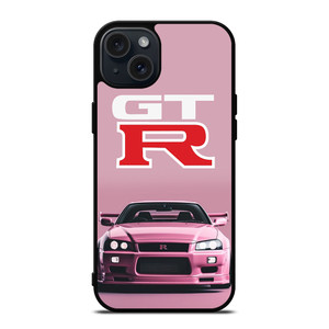 NISSAN GTR R34 PINK  iPhone 15 Plus Case Cover