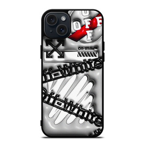 OFF WHITE 3D ART  iPhone 15 Plus Case Cover