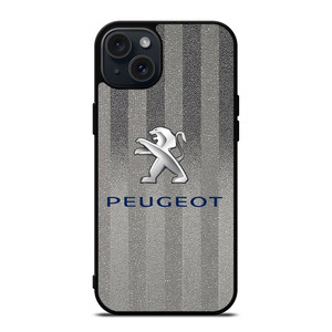 PEUGEOT CAR METAL EMBLEM  iPhone 15 Plus Case Cover