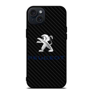 PEUGEOT CARBON EMBLEM  iPhone 15 Plus Case Cover