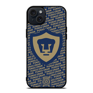 PUMAS UNAM FOOTBAL PATTERN  iPhone 15 Plus Case Cover