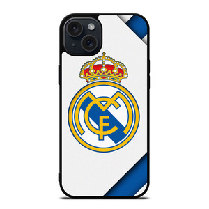 REAL MADRID CF LOGO iPhone 15 Plus Case Cover REAL MADRID CF LOGO iPhone 15 Plus Case Cover