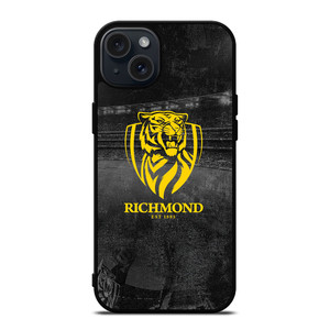 RICHMOND TIGERS SYMBOL BLACK  iPhone 15 Plus Case Cover