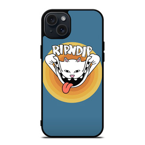 RIPNDIP THE CAT CARTOON  iPhone 15 Plus Case Cover