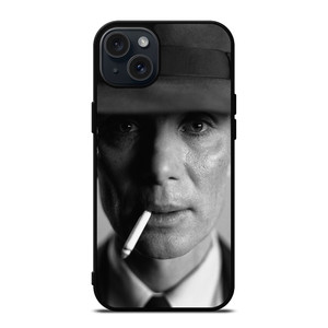 ROBERT OPPENHEIMER SMOKING CIGARETES iPhone 15 Plus Case Cover ROBERT OPPENHEIMER SMOKING CIGARETES iPhone 15 Plus Case Cover