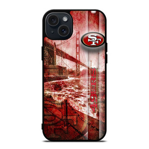 SAN FRANCISCO 49ERS GRUNGE LOGO  iPhone 15 Plus Case Cover