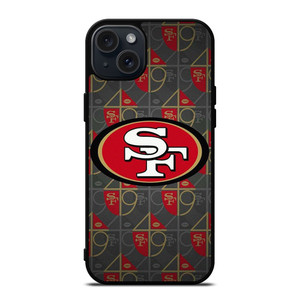 SAN FRANCISCO 49ERS LOGO PATTERN  iPhone 15 Plus Case Cover
