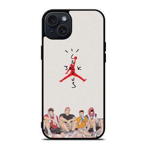 SLAM DUNK CACTUS JACK AIR JORDAN  iPhone 15 Plus Case Cover SLAM DUNK CACTUS JACK AIR JORDAN  iPhone 15 Plus Case Cover