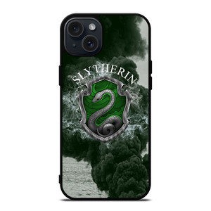 SLYTHERIN HARRY POTTER SMOKE iPhone 15 Plus Case Cover SLYTHERIN HARRY POTTER SMOKE iPhone 15 Plus Case Cover