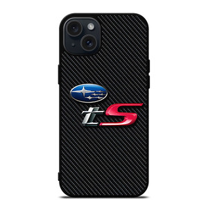 SUBARU WRX TS CARBON EMBLEM  iPhone 15 Plus Case Cover