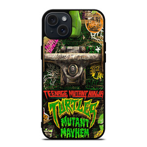 TEENAGE MUTANT NINJA TURTLES MAYHEM SKATEBOARD  iPhone 15 Plus Case Cover
