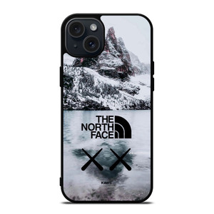 THE NORTH FACE X KAWS ICED MOUNTAIN  iPhone 15 Plus Case Cover THE NORTH FACE X KAWS ICED MOUNTAIN  iPhone 15 Plus Case Cover