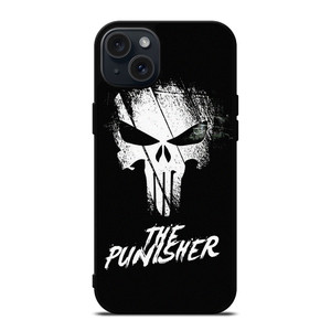 THE PUNISHER BRUSHED LOGO  iPhone 15 Plus Case Cover