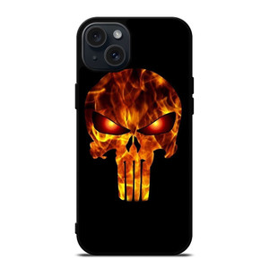 THE PUNISHER BURNED ICON  iPhone 15 Plus Case Cover