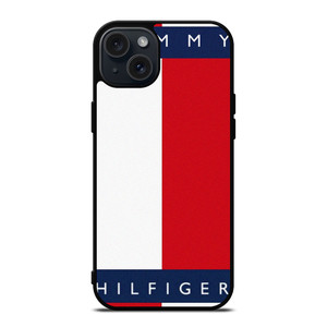 TOMMY HILFIGER GOODS LOGO  iPhone 15 Plus Case Cover TOMMY HILFIGER GOODS LOGO  iPhone 15 Plus Case Cover