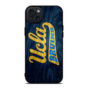 UCLA BRUINS WOOD LOGO iPhone 15 Plus Case Cover UCLA BRUINS WOOD LOGO iPhone 15 Plus Case Cover