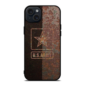 US ARMY RUSTY LOGO  iPhone 15 Plus Case Cover US ARMY RUSTY LOGO  iPhone 15 Plus Case Cover