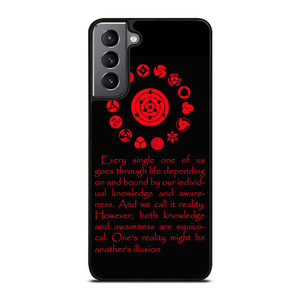 ITACHI UCHIHA SYMBOL QUOTES  Samsung Galaxy S21 Plus Case Cover