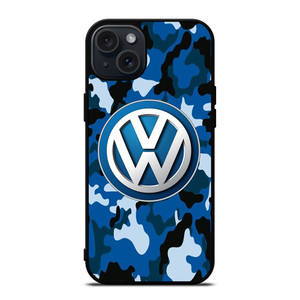VW VOLKSWAGEN CAMO EMBLEM  iPhone 15 Plus Case Cover VW VOLKSWAGEN CAMO EMBLEM  iPhone 15 Plus Case Cover