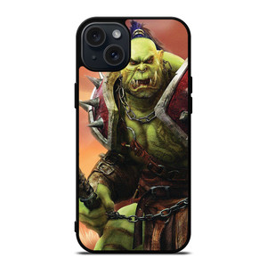 WORLD OF WARCRAFT ORC GAMES iPhone 15 Plus Case Cover WORLD OF WARCRAFT ORC GAMES iPhone 15 Plus Case Cover