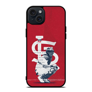 YADIER MOLINA SAINT LOUIS CARDINALS MLB 2  iPhone 15 Plus Case Cover YADIER MOLINA SAINT LOUIS CARDINALS MLB 2  iPhone 15 Plus Case Cover