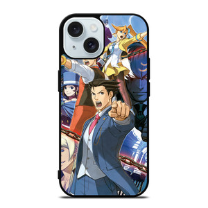 ACE ATTORNEY GAMES iPhone 15 Case Cover